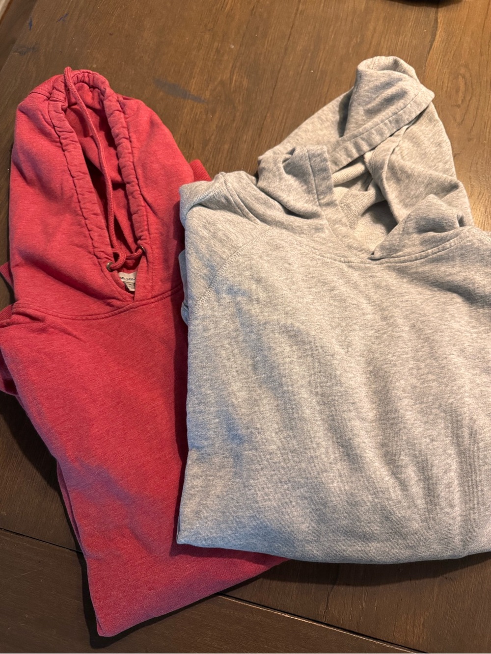 Fair Harbor Kids Hoodies in Red and Gray - Pullover Set